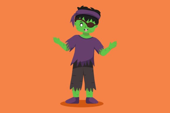 Download Kids with Halloween Costume Illustration - Kids Collection