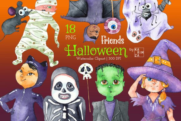 Download Creepy Cute Halloween Kids PNG Clipart - Kids Collection