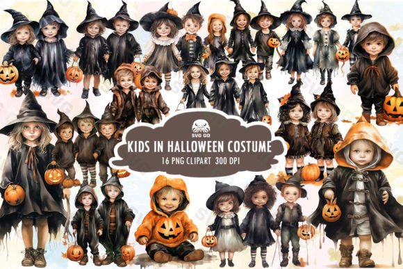 Download Kids in Halloween Costume Sublimation - Kids Collection