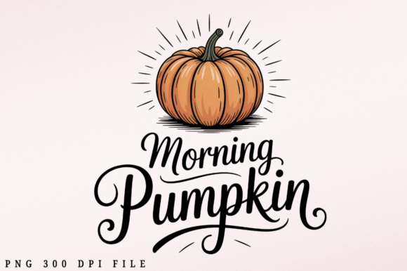 Download Morning Pumpkin Sublimation Design - Sublimation design Collection