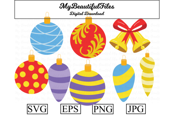 Download Christmas Tree Decorations Clipart - Premium Bundle