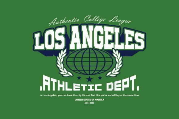 Download Los Angeles Typography Vintage Design - Typography Collection